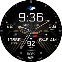 H395 Hybrid Watch Face